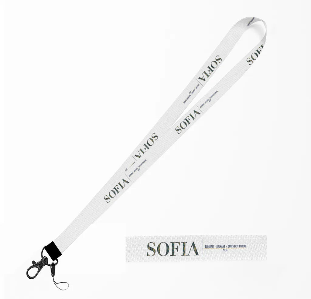 Sofia City Series lanyard - white