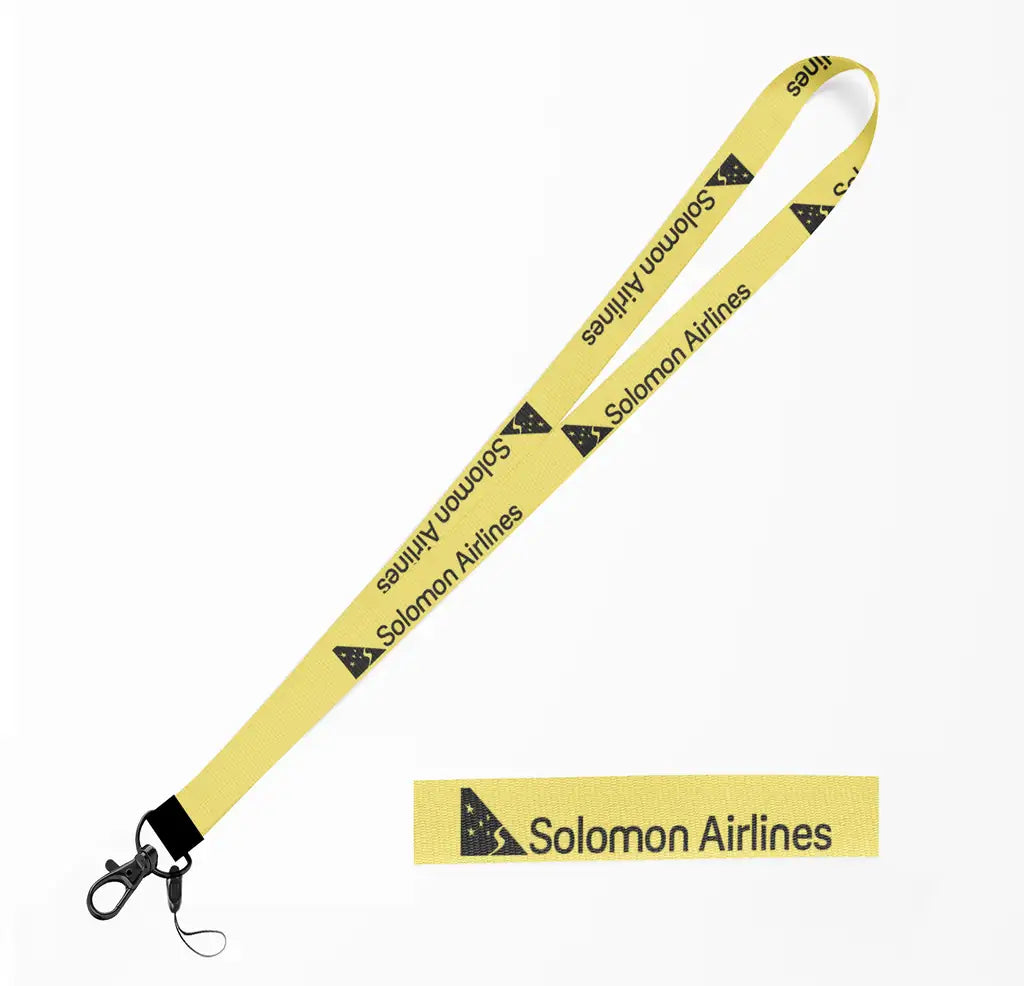Solomon Airlines lanyard - yellow