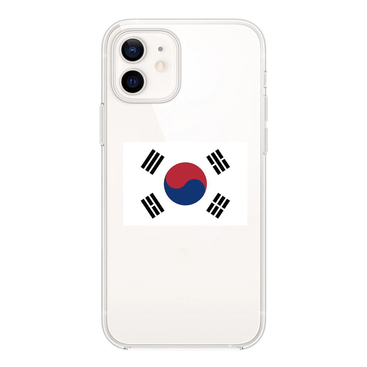 South Korea Designed Transparent Silicone iPhone Cases