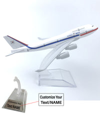 Thumbnail for South Korea's Presidential Plane Boeing 747 Airplane Model (16CM)