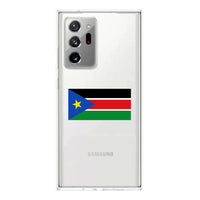 Thumbnail for South Sudan Designed Transparent Silicone Samsung S & Note Cases