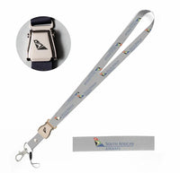 Thumbnail for South African Airways seat belt lanyard - light gray