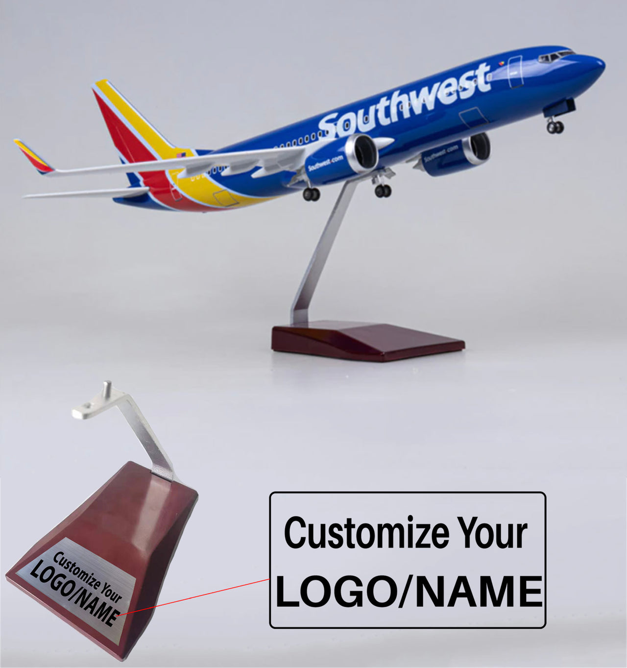 Southwest Boeing 737-700 Airplane Model (1/84 Scale - 47CM)