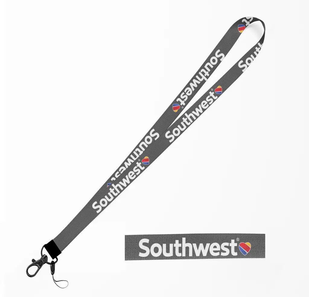 Southwest Airlines lanyard - gray