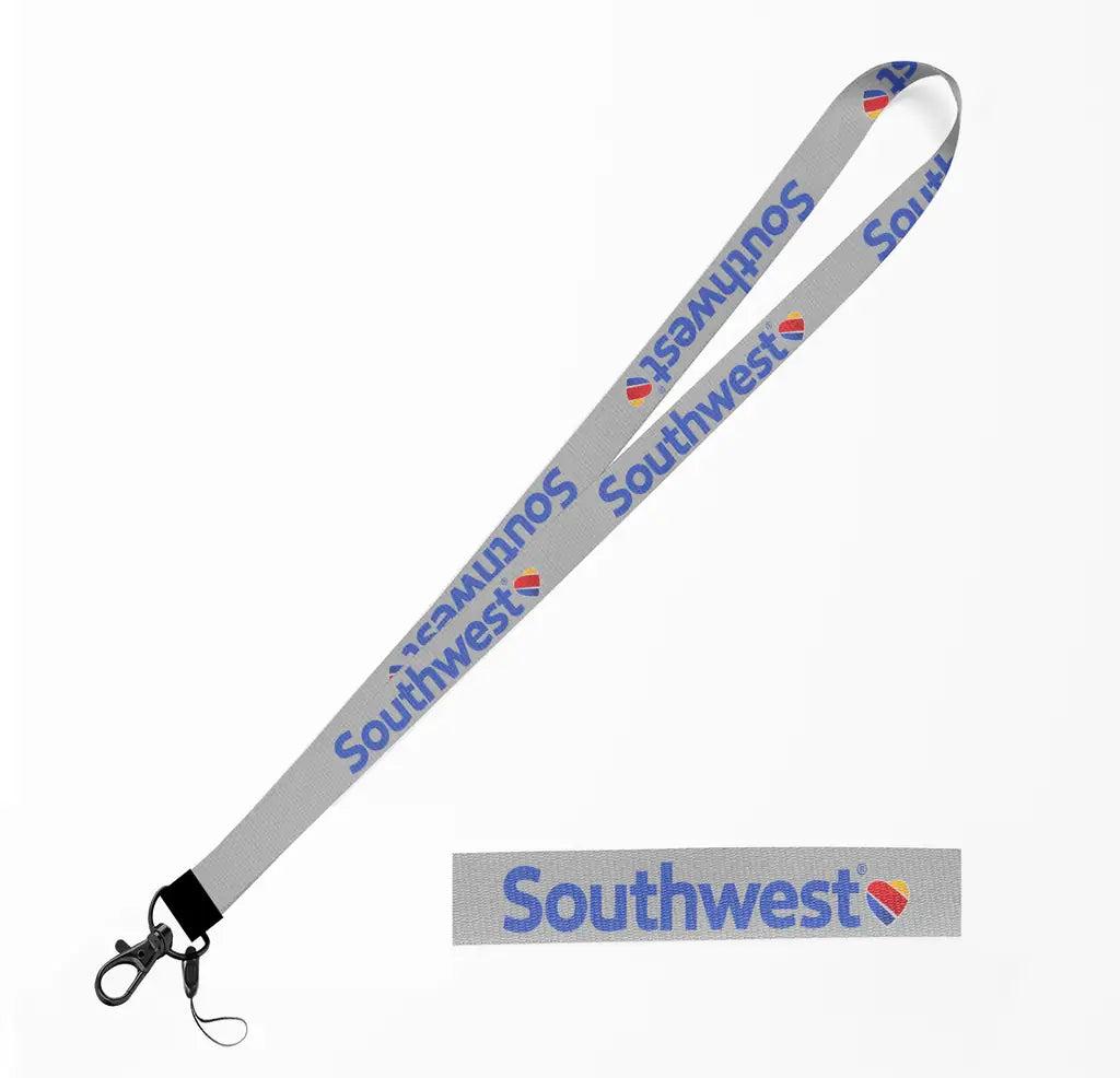 Southwest Airlines lanyard - light gray