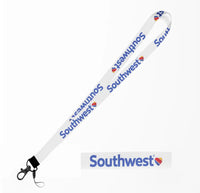 Thumbnail for Southwest Airlines lanyard - white
