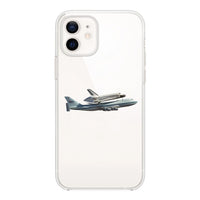 Thumbnail for Space shuttle on 747 Designed Transparent Silicone iPhone Cases
