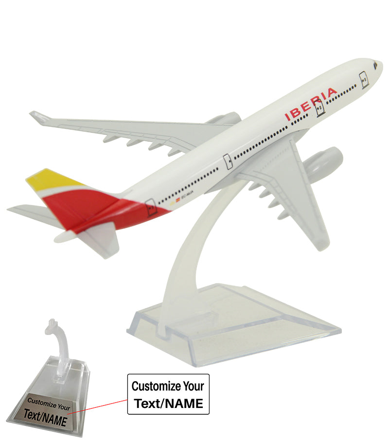 Spain Iberia Airlines Airbus A330 Airplane Model (16CM)