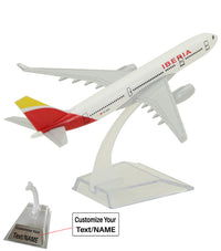 Thumbnail for Spain Iberia Airlines Airbus A330 Airplane Model (16CM)