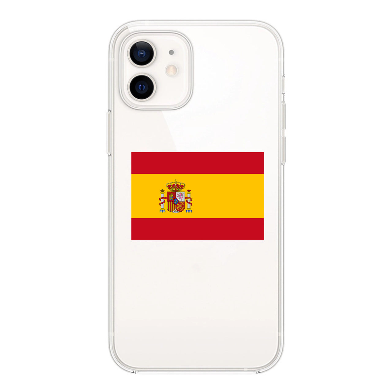 Spain Designed Transparent Silicone iPhone Cases