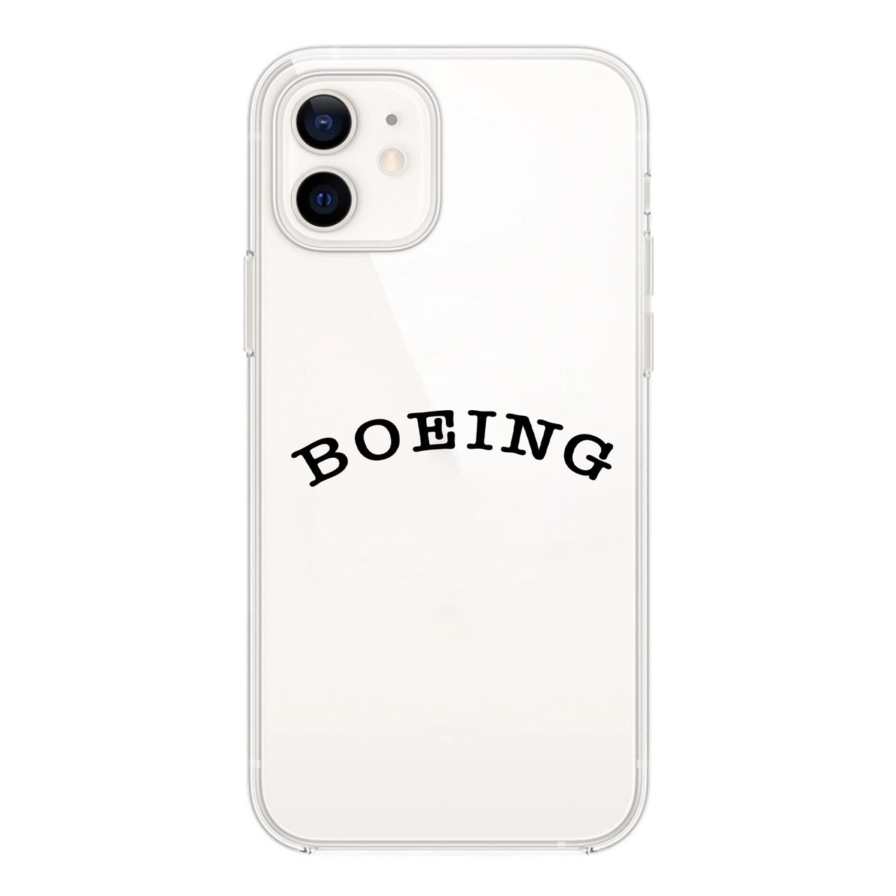 Special BOEING Text Designed Transparent Silicone iPhone Cases