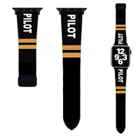 Thumbnail for Special Edition Pilot & Stripes Designed Soft Silicone Apple Watch Bands