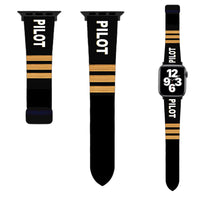 Thumbnail for Special Edition Pilot & Stripes Designed Soft Silicone Apple Watch Bands