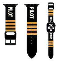 Thumbnail for Special Edition Pilot & Stripes Designed Soft Silicone Apple Watch Bands