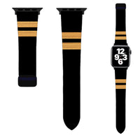 Thumbnail for Special Pilot Epaulette Designed Soft Silicone Apple Watch Bands