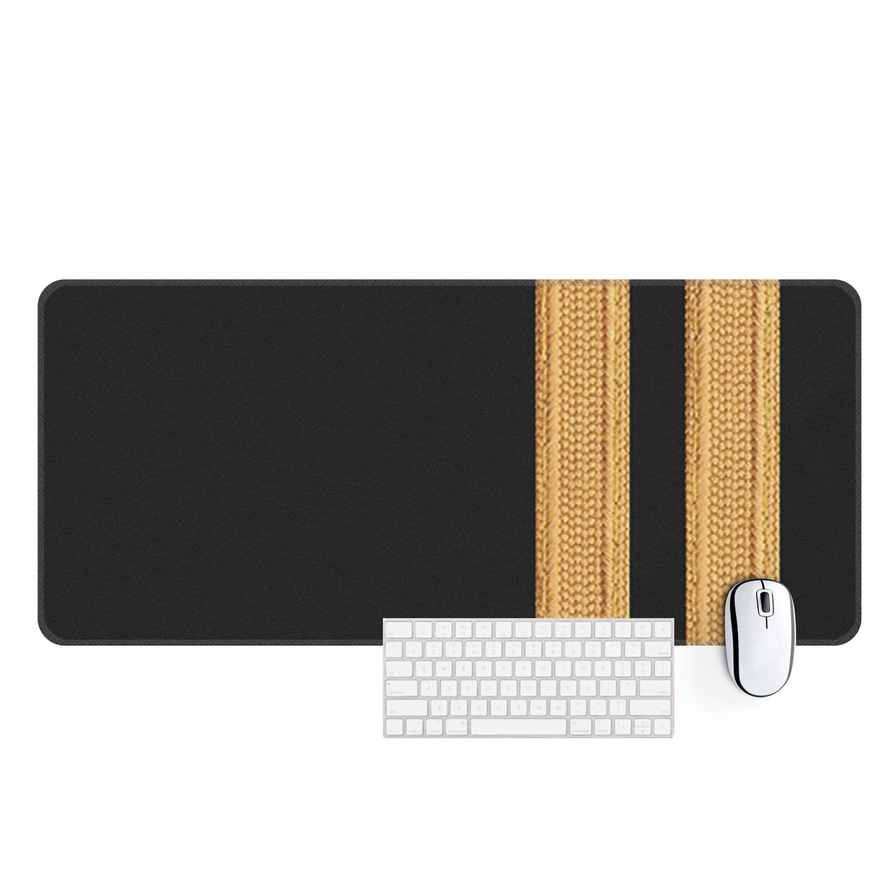Special Pilot Epaulettes 2 Lines Designed Desk Mats
