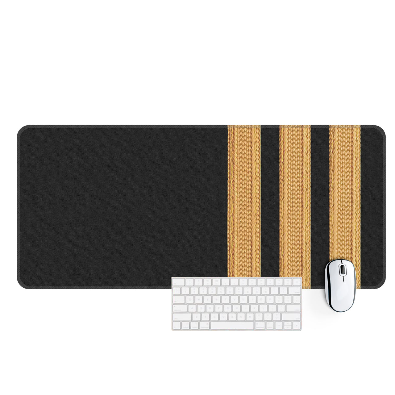 Special Pilot Epaulettes 3 Lines Designed Desk Mats
