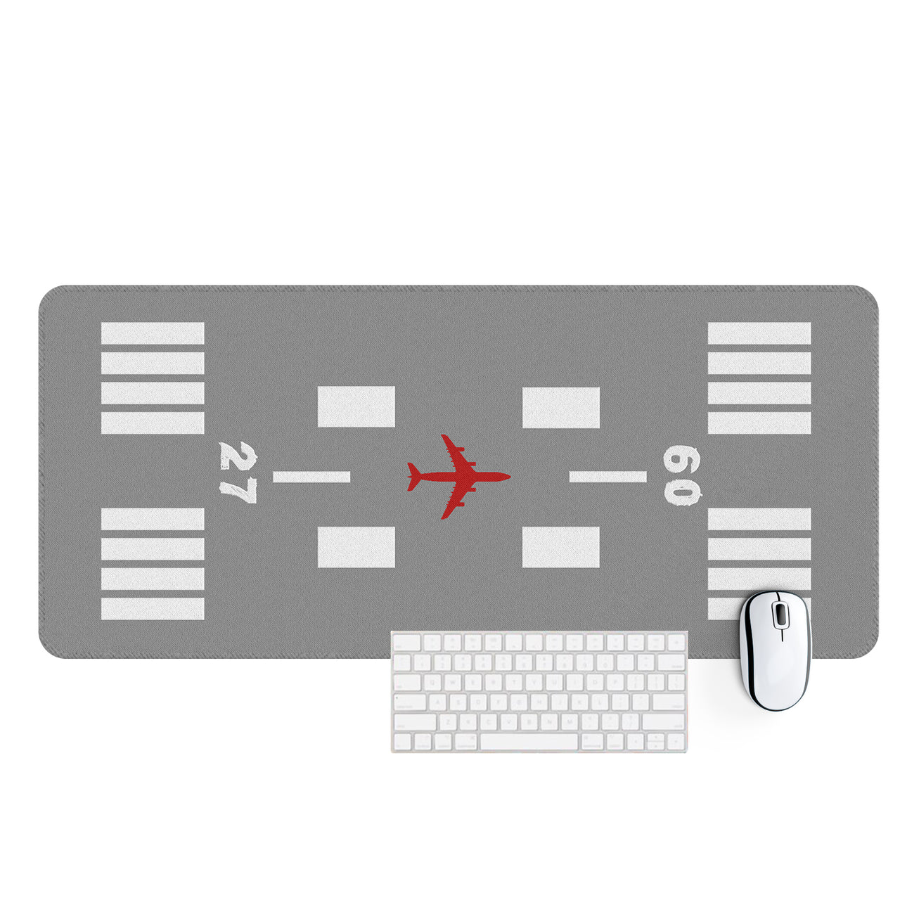 Special Runway-Gray Designed Desk Mats