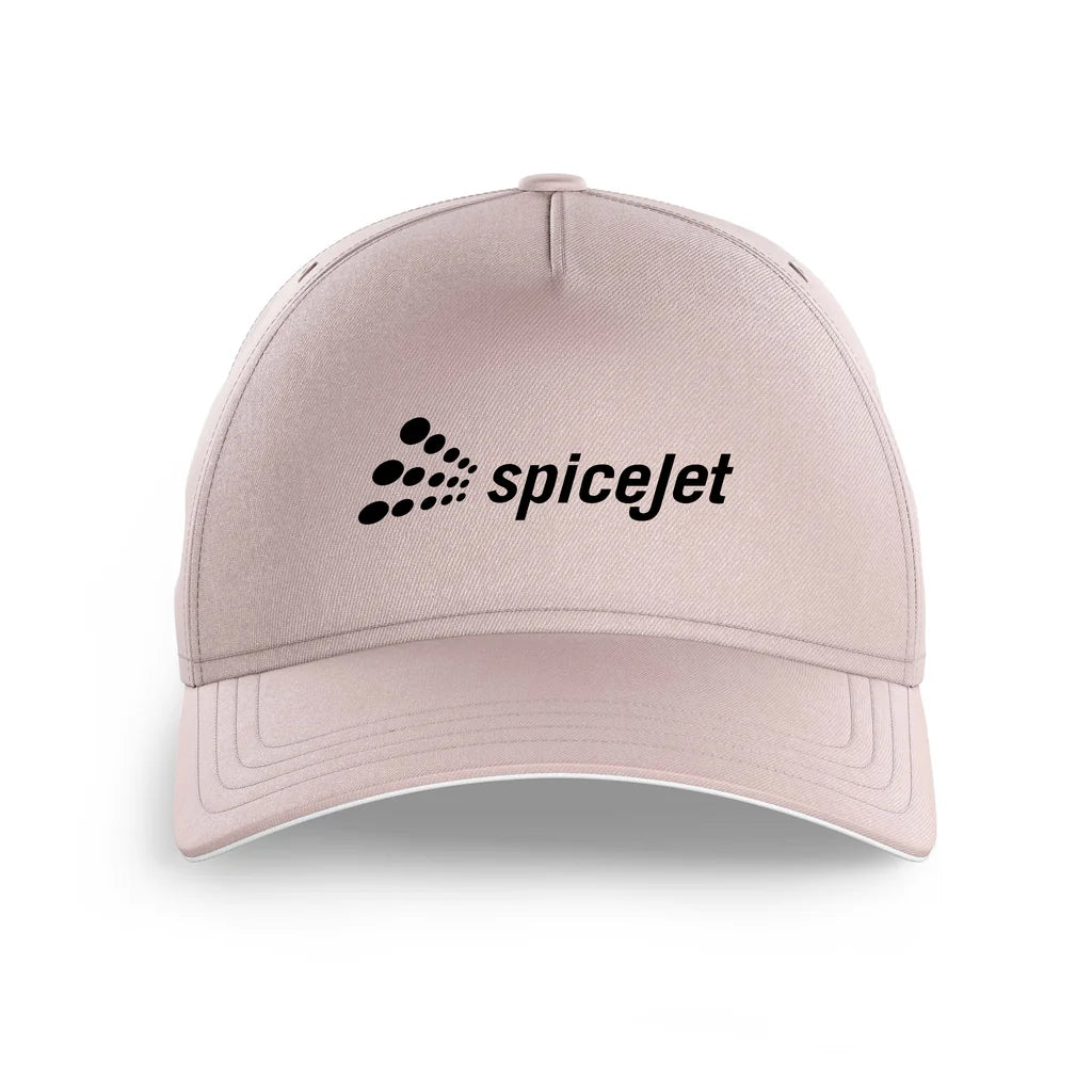 SpiceJet printed hat - pink
