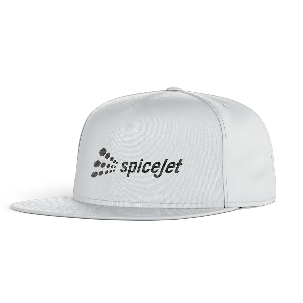 SpiceJet snapback - white