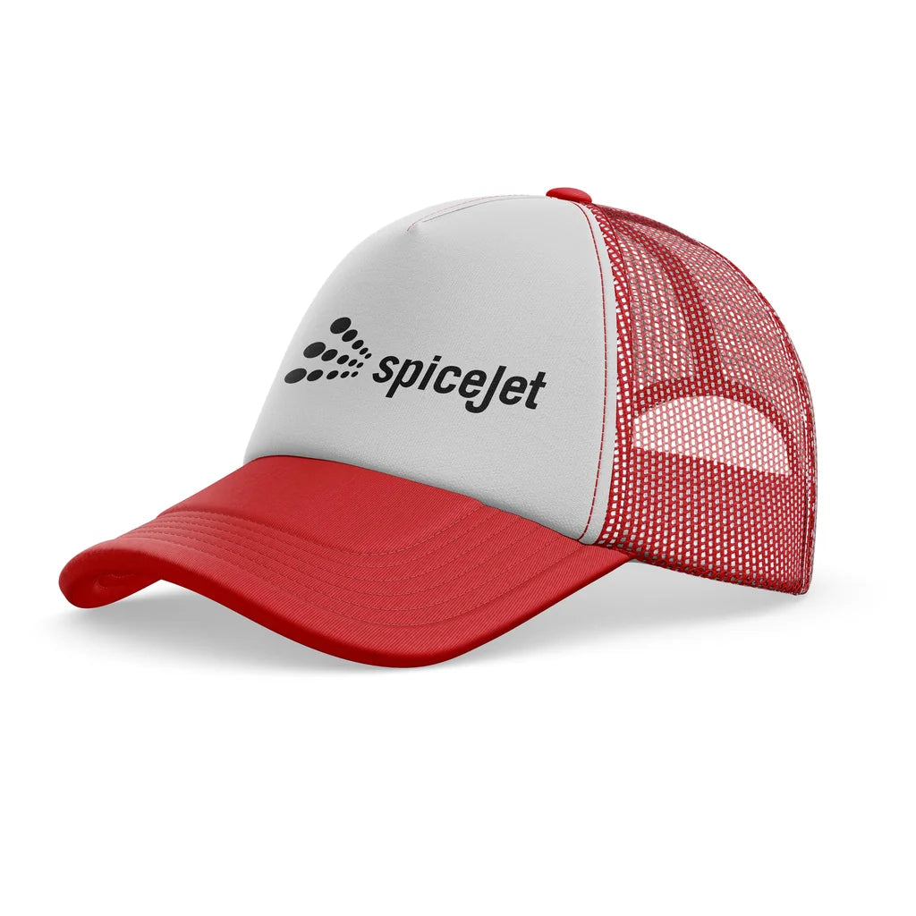 SpiceJet trucker cap - red