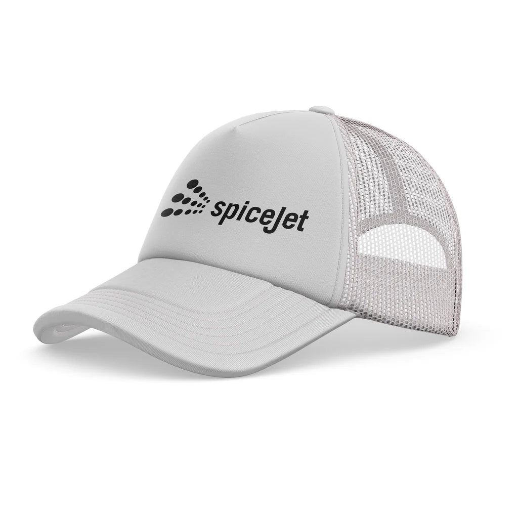 SpiceJet trucker cap - white