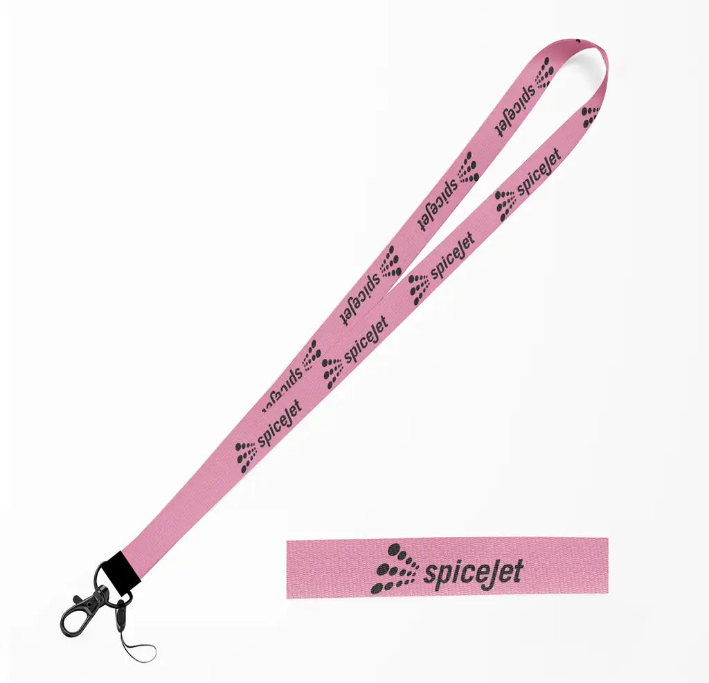 SpiceJet lanyard - pink