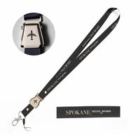 Thumbnail for Spokane City Series seat belt lanyard - black