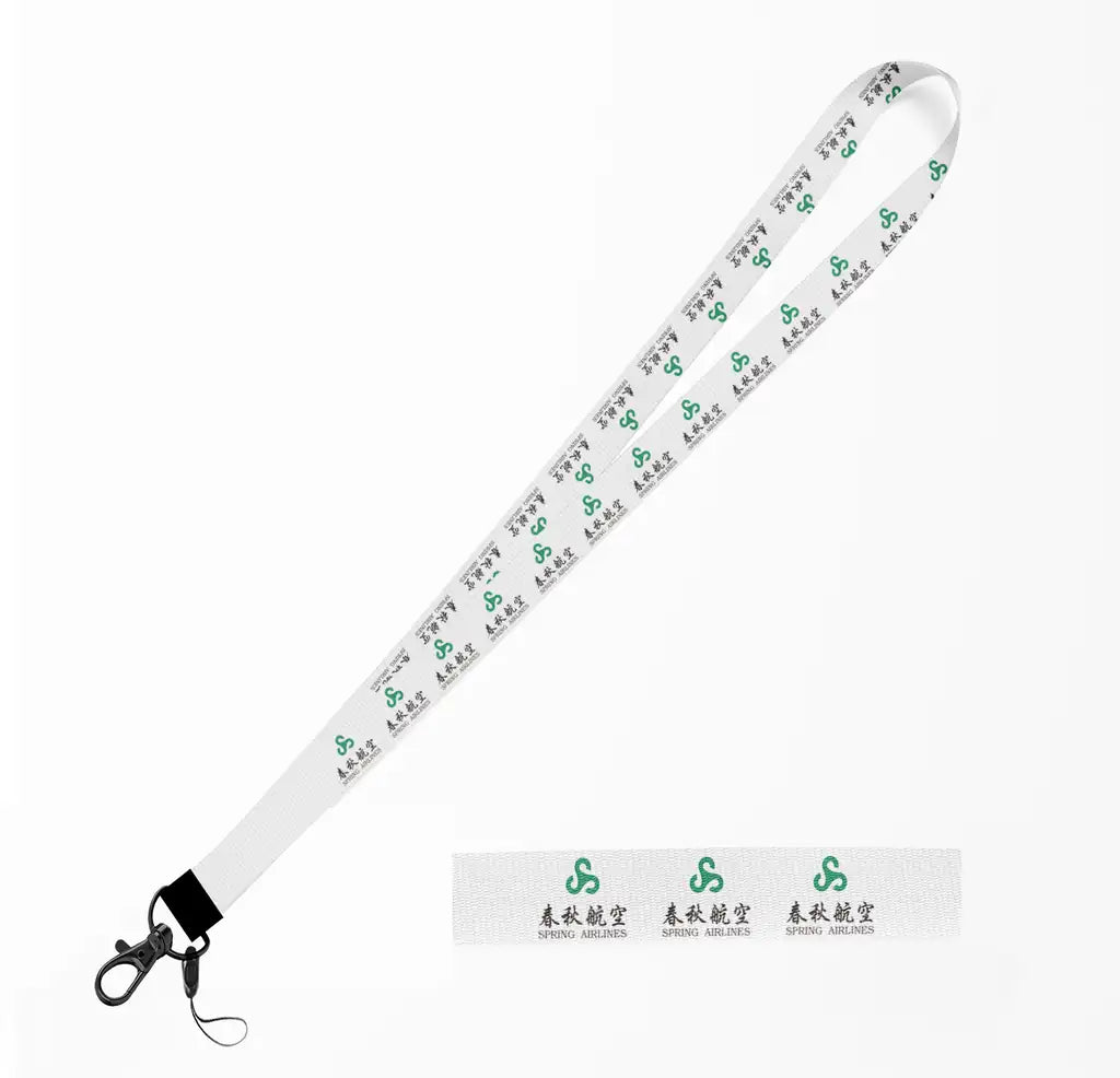 Spring Airlines lanyard - white