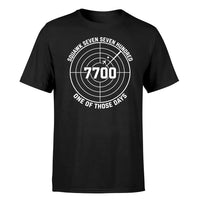 Thumbnail for Squawk 7700 design on black single side