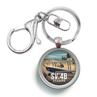 Thumbnail for Stampe SV.4B - 3D - Circle Key Chain - Full Print