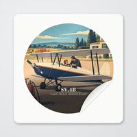 Thumbnail for Stampe SV.4B - 3D - Circle Sticker - Peel