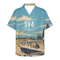 Thumbnail for Stampe SV.4B 3D All-Over Print Clothing - Hawaiian Shirt - 3D + Name