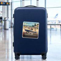 Thumbnail for Stampe SV.4B - 3D - Square Sticker - Suitcase