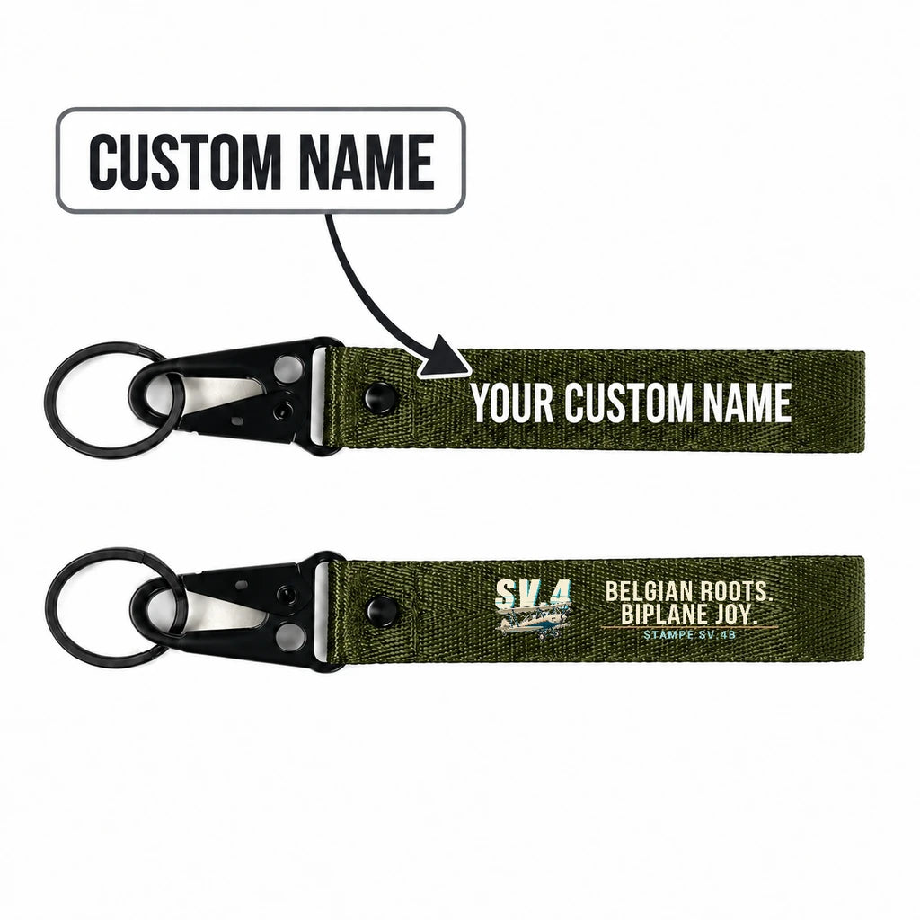 Stampe SV.4B Hawk-Shaped Key Chains - Dark Green - Cartoon - Personalized