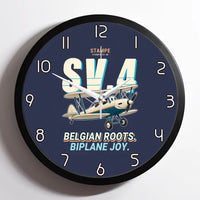 Thumbnail for Stampe SV.4B - Cartoon - Framed - Navy Blue
