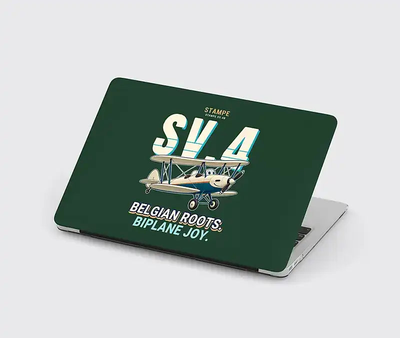 Stampe SV.4B - Cartoon - MacBook Case - Dark Green