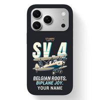 Thumbnail for Stampe SV.4B - Cartoon + Name - MagSafe iPhone 17 Pro - Black