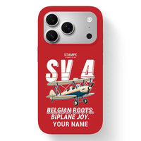 Thumbnail for Stampe SV.4B - Cartoon + Name - MagSafe iPhone 17 Pro - Red