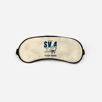 Thumbnail for Stampe SV.4B - Cartoon + Name - Sleep Mask - Beige