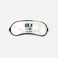 Thumbnail for Stampe SV.4B - Cartoon + Name - Sleep Mask - White