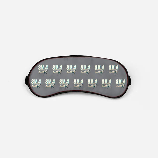 Stampe SV.4B - Cartoon Pattern - Sleep Mask - Gray