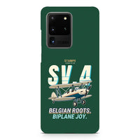 Thumbnail for Stampe SV.4B - Cartoon - Samsung Case - Dark Green