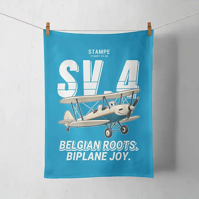 Stampe SV.4B - Cartoon - Towel - Turquoise