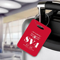 Thumbnail for Stampe SV.4B - Heritage - Luggage Tag - Red
