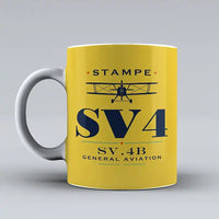 Thumbnail for Stampe SV.4B - Heritage - Mug - Yellow