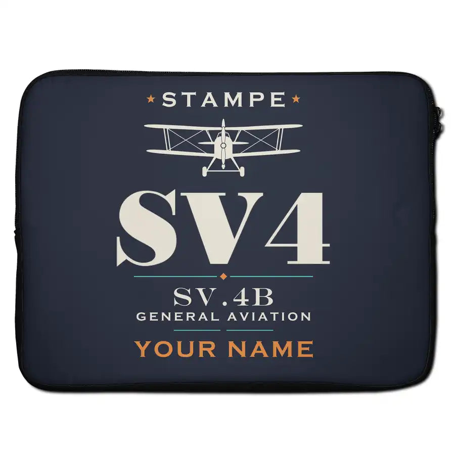 Stampe SV.4B - Heritage + Name - Laptop Sleeve