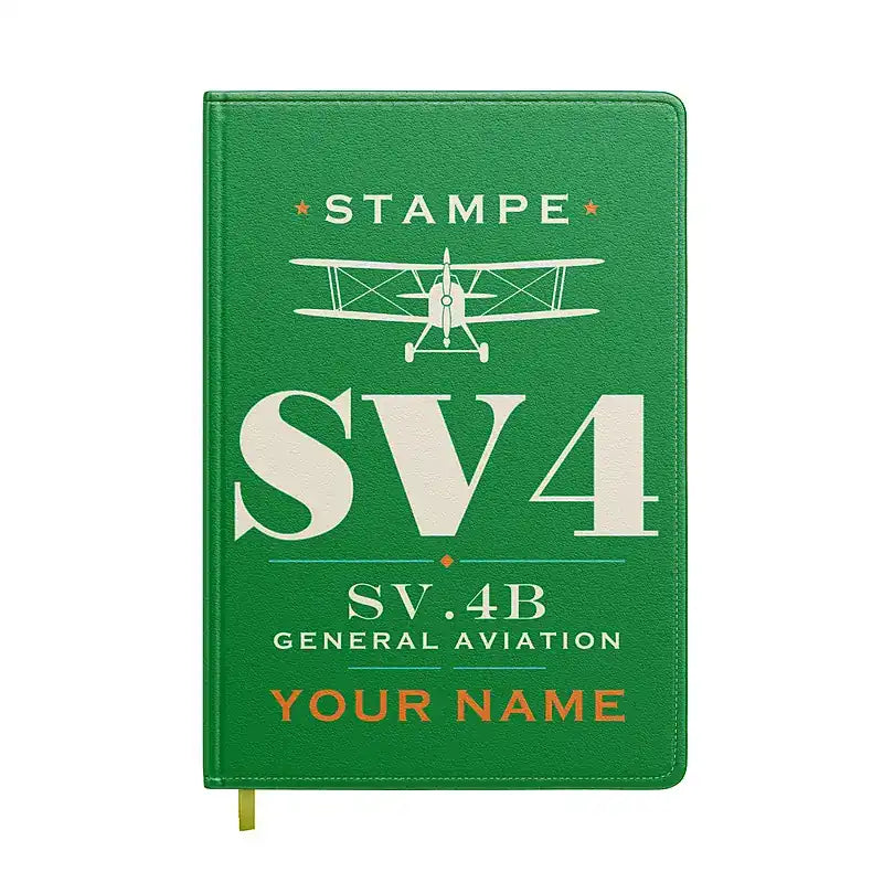 Stampe SV.4B - Heritage + Name - Notebook - Green