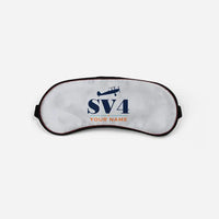 Thumbnail for Stampe SV.4B - Heritage + Name - Sleep Mask - Light Gray