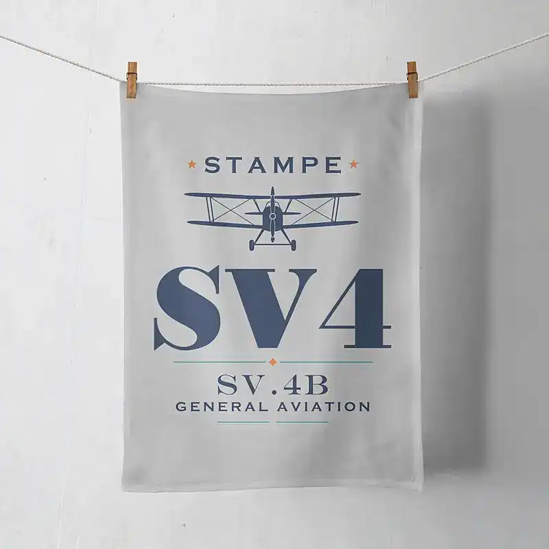 Stampe SV.4B - Heritage - Towel - Light Gray